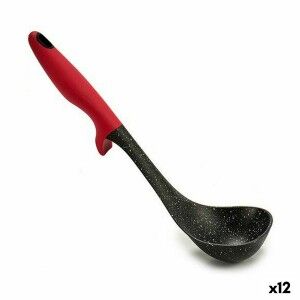 Ladle Nylon Black Red 7 x 30 x 9 cm (12 Units) |  Knives and cutler...
