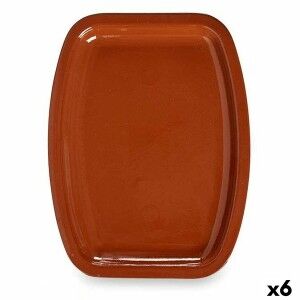 Plat de Four La Dehesa Faïence 30 x 4 x 40 cm 40 x 4 x 30 cm (6 Uni...
