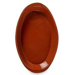 Plat de Four La Dehesa Faïence 45 x 6,5 x 27 cm (3 Unités) |  Assie...