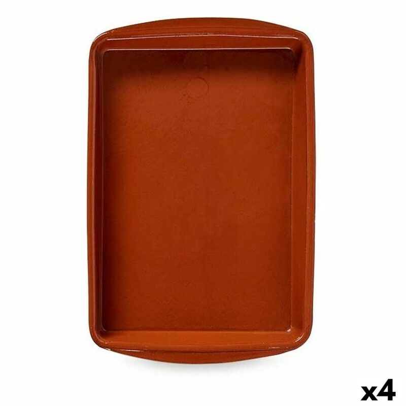 Plat de Four La Dehesa Faïence 40 x 5 x 26,5 cm (4 Unités) |  Assie...