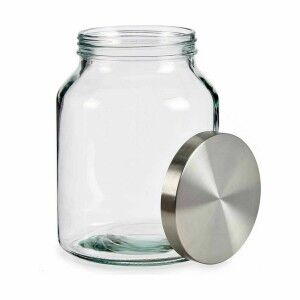Jar Vivalto Transparent Silver 3 L (8 Units) |  Lunch boxes, food c...