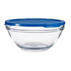 Round Lunch Box with Lid Pasabahce 1113324-53583 Chefs Blue 2,5 L (...