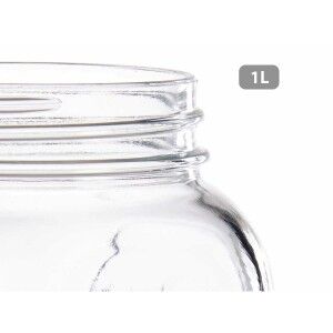 Jar Pasabahce Homemade Transparent Golden 1 L (12 Units) |  Lunch b...
