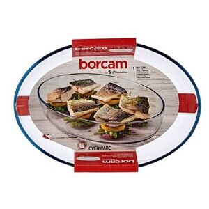 Plat à Gratin Pasabahce Borcam Ovale 3,3 L 25 x 6,5 x 35,2 cm (6 Un...