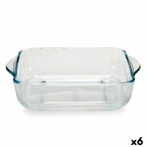 Ofenpfanne Pasabahce Borcam 1,9 L 22 x 6 x 25,5 cm Mit Griffen (6 S...