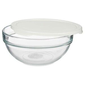 Runde Lunchbox mit Deckel Pasabahce Chefs Weiß 1,135 L (4 Stück) | ...