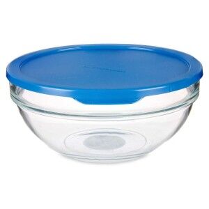 Runde Lunchbox mit Deckel Pasabahce Chefs Blau 1,135 L (4 Stück) | ...
