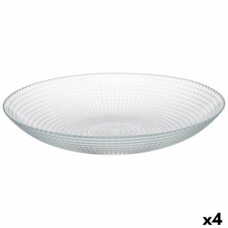Plate set Pasabahce Generation Transparent Glass 23 x 7 x 23 cm (4 ...