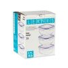 Set of lunch boxes Leknes Blue Transparent polypropylene Plastic 90...