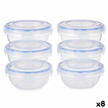 Lunchbox-Set Leknes Blau Durchsichtig Polypropylen Kunststoff 800 m...
