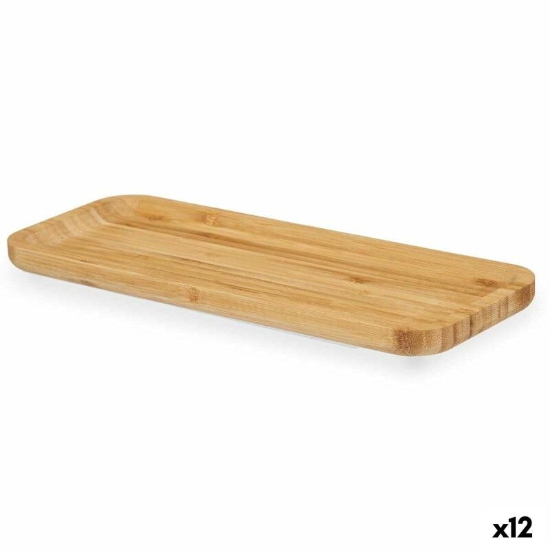 Plateau apéritif Kinvara Marron 29,5 x 1,6 x 11,5 cm Apéritif (12 U...
