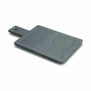 Snack tray Kinvara Black Wood 11 x 1 x 19,5 cm 11 x 19 x 1,5 cm Wit...