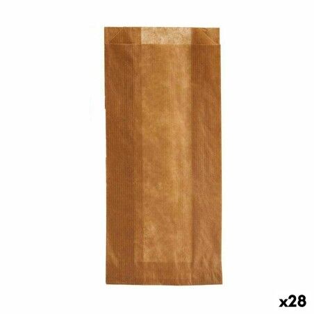 Wiederverwendbare Säcke für Lebensmittel Kinvara Braun Cellulose 10...
