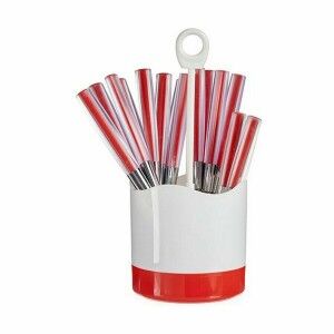 Besteck-Set Kinvara Rot Edelstahl Kunststoff (8 Stück) |  Messer un...