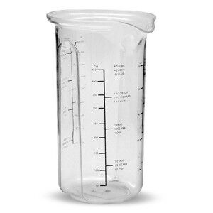 Measuring beaker polystyrene Plastic (36 Units)
