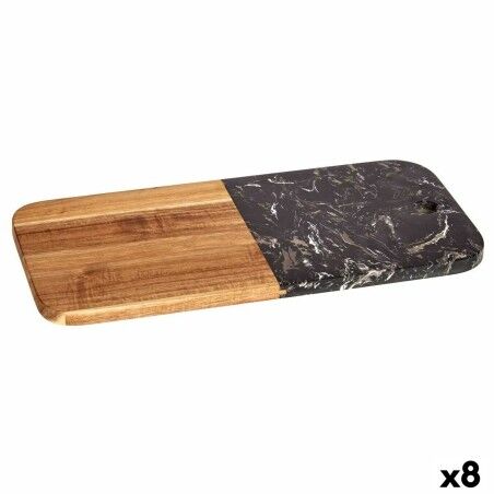 Planche à découper Kinvara Noir 18 x 1,5 x 38 cm (8 Unités) |  Plan...