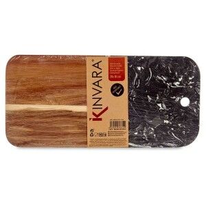 Planche à découper Kinvara Noir 18 x 1,5 x 38 cm (8 Unités) |  Plan...