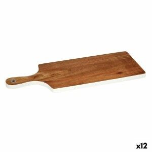 Schneidebrett Kinvara Weiß 17,3 x 1,5 x 44,8 cm (12 Stück) |  Küche...