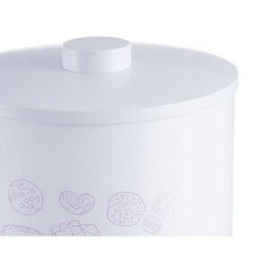 Biscuit and cake box Kinvara My kitchen My Rules White Tin 17 x 20 ...