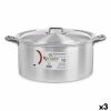 Casserole with lid Kinvara Silver 18 L 48,5 x 22 x 39 cm (3 Units) ...