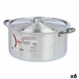 Topf mit Deckel Kinvara Silberfarben 10 L 40 x 18 x 32 cm 40 x 18 x...