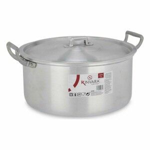 Casserole with lid Kinvara Silver 6,5 L 35 x 16 x 28 cm (6 Units) |...