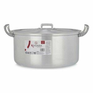 Topf mit Deckel Kinvara Silberfarben 6,5 L 35 x 16 x 28 cm (6 Stück...