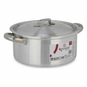 Casserole with lid Kinvara Silver 3 L 28 x 12,5 x 22 cm (10 Units) ...