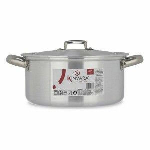 Casserole with lid Kinvara Silver 3 L 28 x 12,5 x 22 cm (10 Units) ...