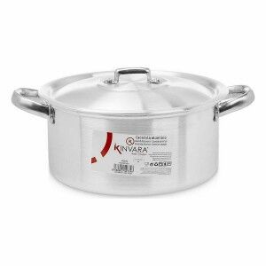 Casserole with lid Kinvara Silver 4 L 31 x 13 x 24 cm 24 x 13 x 31 ...