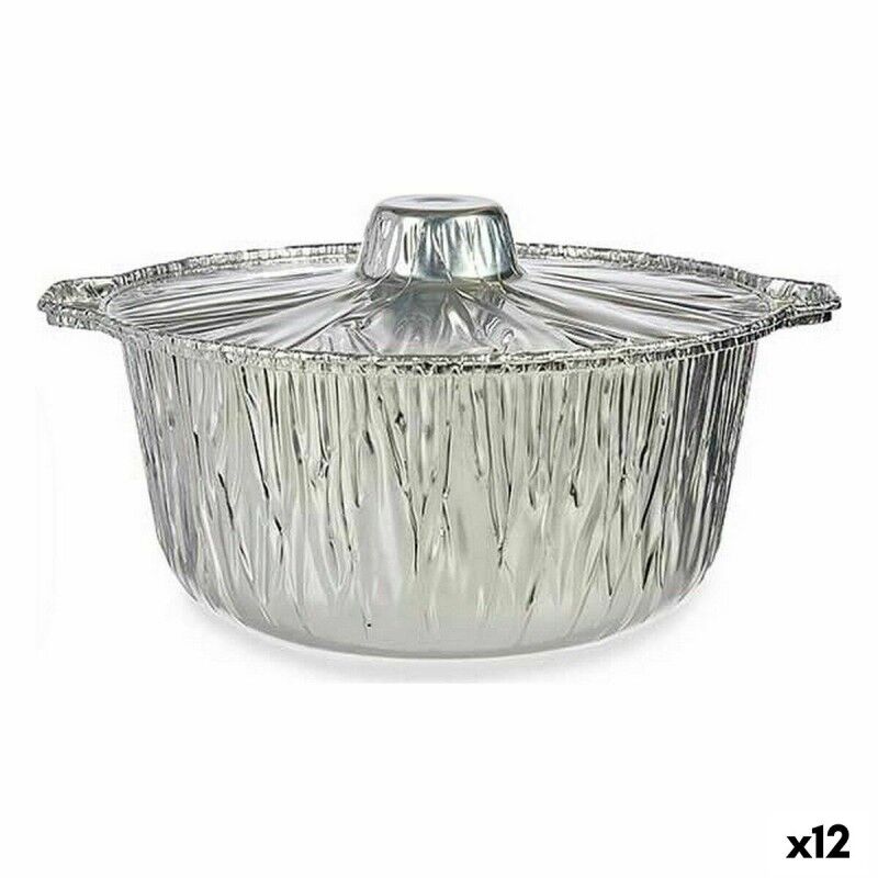 Saucepans Kinvara Silver Disposable With lid Pan |  Cookware sets  ...