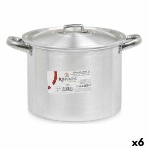 Casserole with Lid Kinvara 100034 100034 Silver Aluminium 31 x 20 x...