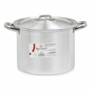 Casserole with Lid Kinvara 100034 100034 Silver Aluminium 31 x 20 x...