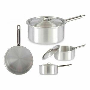 Saucepan with Lid Kinvara Silver Aluminium 2 L 20 x 12 x 35,5 cm 35...