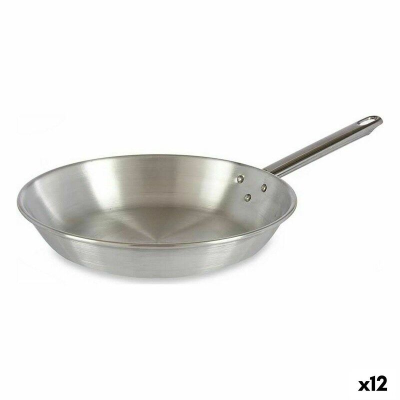 Pan Kinvara Silver Aluminium Ø 26 cm (12 Units)