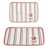 Table Mat Kinvara 9999 Bon Appetit White Red 33 x 0,3 x 48 cm (12 U...