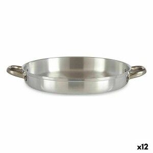 Poêle Kinvara Argenté Aluminium Ø 30 cm (12 Unités) |  Poêles et ca...