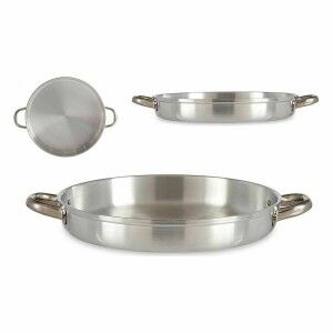 Poêle Kinvara Argenté Aluminium Ø 30 cm (12 Unités) |  Poêles et ca...