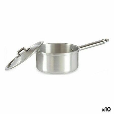 Saucepan with Lid Kinvara Silver Aluminium Ø 14 cm 1 L 28 x 9 x 16 ...