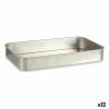 Backofenform Kinvara Silberfarben Aluminium 28,5 x 6,5 x 46 cm 46 x...