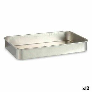 Backofenform Kinvara Silberfarben Aluminium 28,5 x 6,5 x 46 cm 46 x...