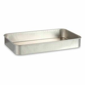 Plat à gratin Kinvara Argenté Aluminium 28,5 x 6,5 x 46 cm 46 x 6,5...