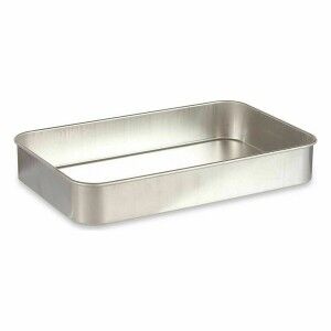 Backofenform Kinvara Silberfarben Aluminium 41 x 6,5 x 26 cm (12 St...