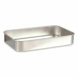 Plat à gratin Kinvara Argenté Aluminium 23,5 x 6 x 36 cm 36 x 6 x 2...