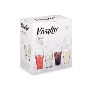 Gläserset Vivalto S12176/BHA S12176/BHA Durchsichtig Glas 260 ml 37...