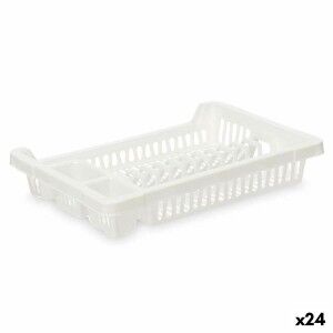 Abtropfsieb für die Spüle Kinvara Weiß Kunststoff 42,5 x 7 x 29,5 c...
