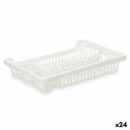 Abtropfsieb für die Spüle Kinvara Weiß Kunststoff 42,5 x 7 x 29,5 c...