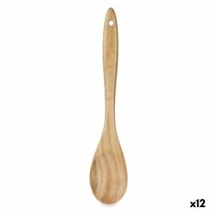Louche Kinvara Naturel Bois 7 x 35 x 2 cm (12 Unités) |  Couteaux e...