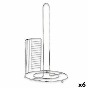 Kitchen Paper holder Kinvara W7728-3-CHROME Silver Metal 18,5 x 31,...