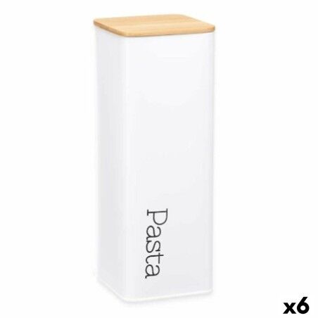 Tin Kinvara White Metal 8 x 26,5 x 8 cm Paste (6 Units) |  Other ac...